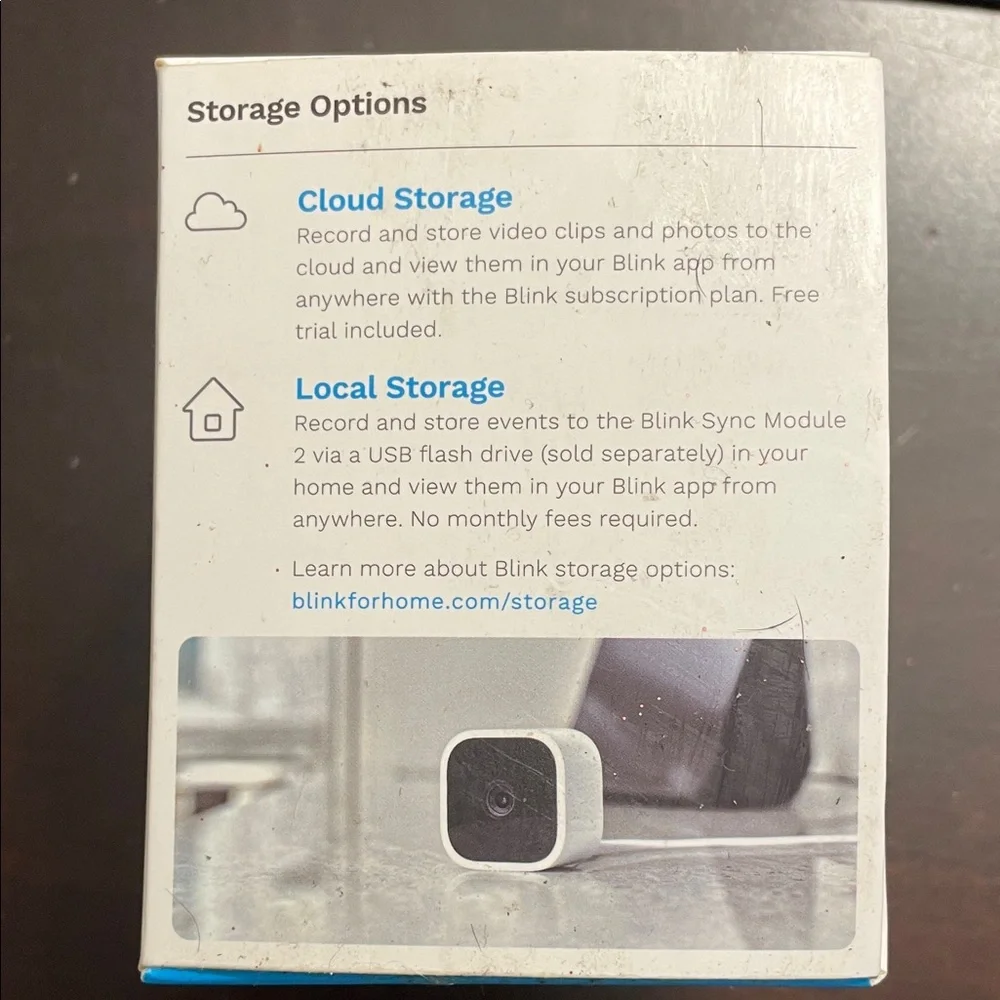 NIB Blink Mini Indoor Plug-In HD Smart Security Camera